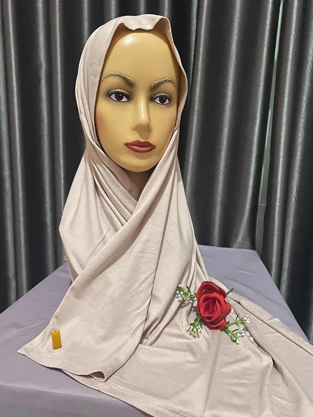 PASMINA RAYON-LATTE